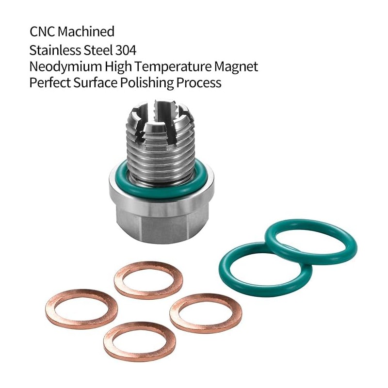 M18.1-1.5 x 15mm Self Tapping Oil Drain Plug Oversize Piggyback