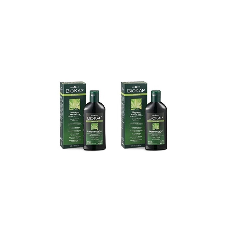 BIOSLINE - BIOKAP ANTIDANDRUFF SHAMPOO 2 PACKS OF 200 ML,