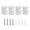 smartect Wall and Ceiling Pins for Textile Cables [Pack of