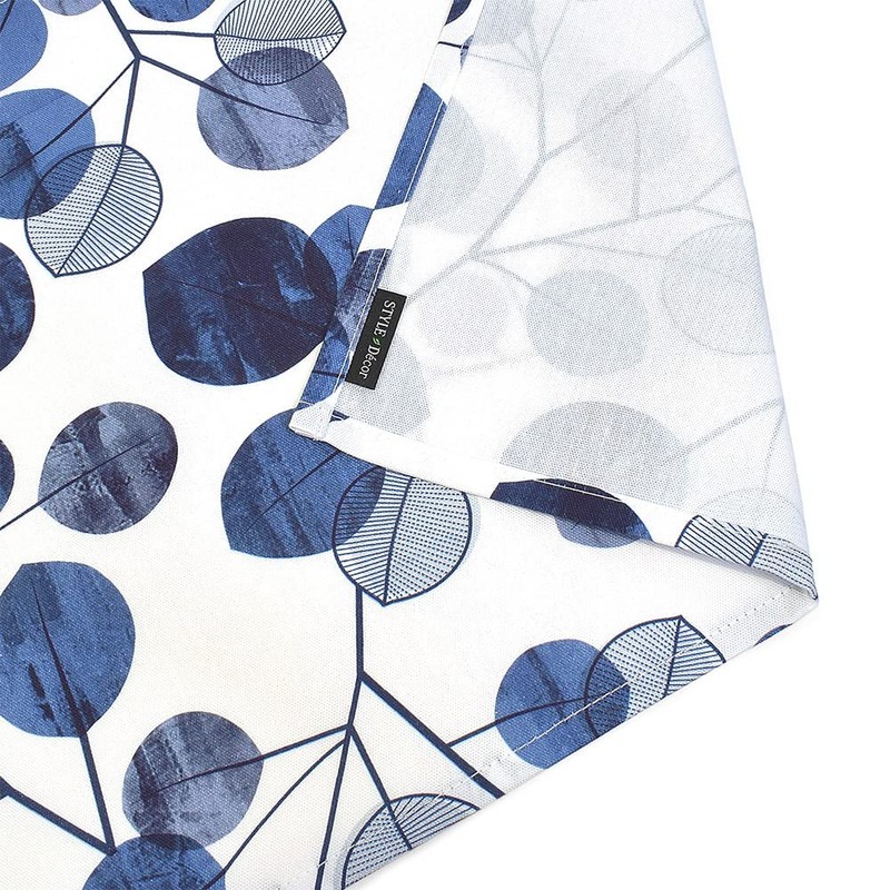 Style Decor W4702200 Tablecloth, 100% Cotton, Fashionable, Rectangular, Northern Europe,