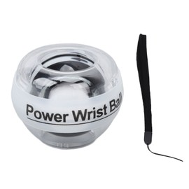 White Wrist Trainer Ball Auto Start Wrist Strengthener Gyroscopic Forearm Exerciser for Strengthen Arms Fingers