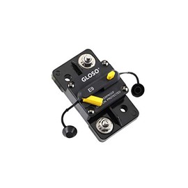 GLOSO GLOSO E93 Breaker Extended Surface Mount 1/4" Diagonal Stud Waterproof IP67 Marine RV Truck Hi-Amp Circuit Breaker (40A)