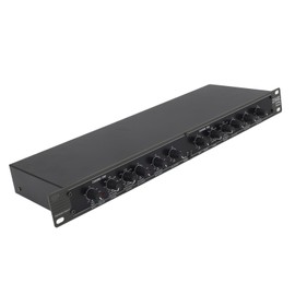 Mono 4 Way Crossover, Professional Stereo 2/3/4 Way Audio Sound Distribution Processing Crossover 110V, Audio Crossover for Outdoor Stage Performance