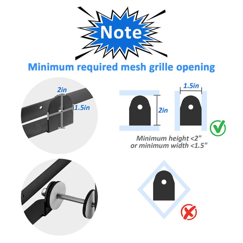 SI For Ford Expedition Explorer Edge (No Drill) Front Grille