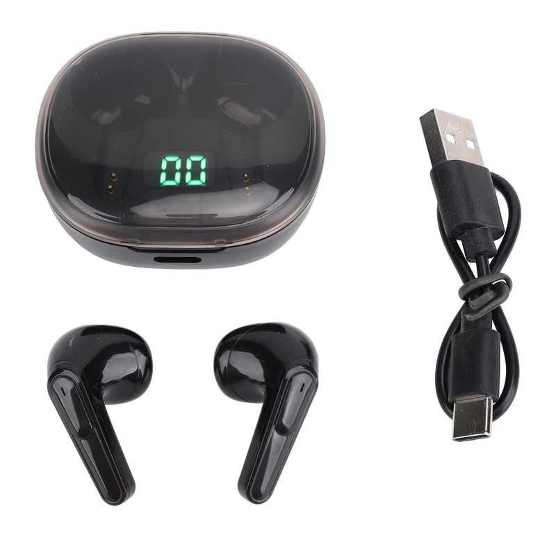 Voice Translator Earphones, Noise Cancellation, Real-time Translation Translator Device, Supports