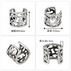Shinjuku Ginokura Ear Cuffs, Arabesque, 925 Silver, Silver Accessories, Fake