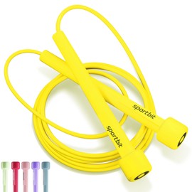 SPORTBIT Adjustable Jump Rope for Speed Skipping. Lightweight Jump Rope for Women, Men. Skipping Rope for Fitness. Speed Jump Rope for Workout, Women Exercise