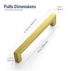 JOY DECOR 10 Pack Cabinet Handles, Gold Cabinet Pulls, 5