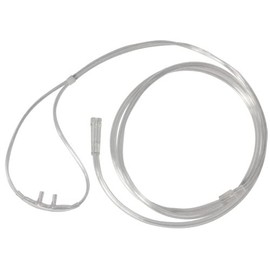 Sunset Healthcare Solutions 5pk Sunset 4Ft Adult Oxygen Nasal Cannula w/Kink-Free Supply Tubing (RES1104), Clear