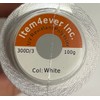 UV Resistant Polyester Thread for Outdoor Leather Upholstered (Large, White)