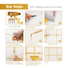 NADAMOO Epoxy Grout Glittering Gold, Dual Tubes Waterproof Tile Grout