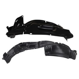 TRQ Front Inner Fender Liner Set Compatible with 2007-2009 Toyota FJ Cruiser TO1250123 TO1251123