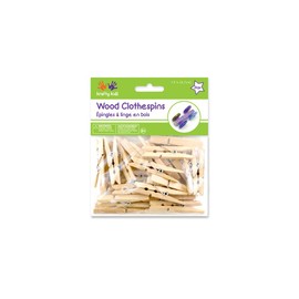 Multicraft Imports Wood Clothespins-Natural 1.875" 24/Pkg
