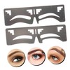 Beavorty 5sets Eyebrow Tint Shaping Tool Stencil Kit Ruler for