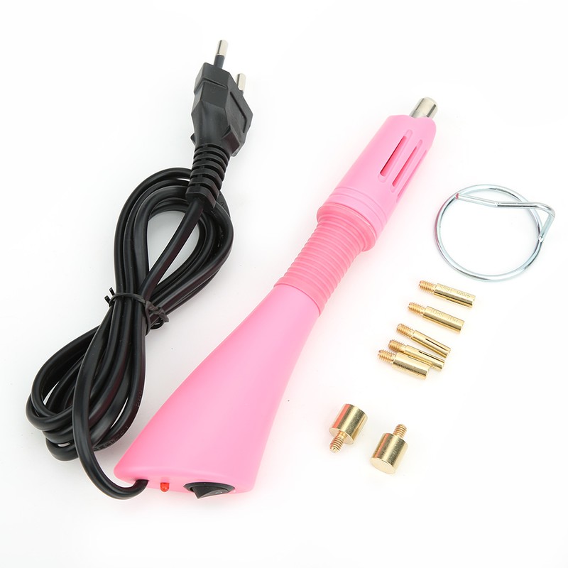 Hot Fix Rhinestone Applicator DIY Wand Heat Gun 100‑240V Diamond