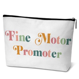 Occupational Therapist Gifts Makeup Bag, Mental Healthy Pediatric Gifts, Fine Motor Promoter Cosmetic Bag, Travel Toiletry Pouch Gift for Women Birthday Friend Female Friendship Sister Mom A20