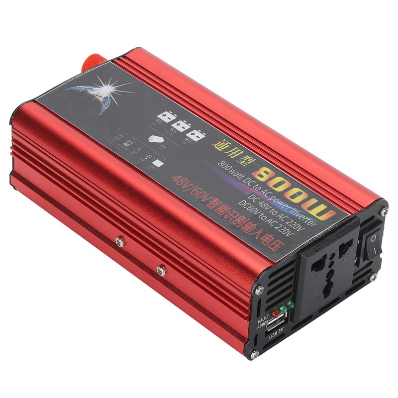 800W Solar Car Power Inverter DC48V 60V To AC220V Power