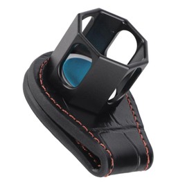 Snooker Pool Cue, Billiard Chalk Holder Portable Octagonal Pool Cue Chalk Case with Magnetic Clip for Snooker Tool Accessory, Black