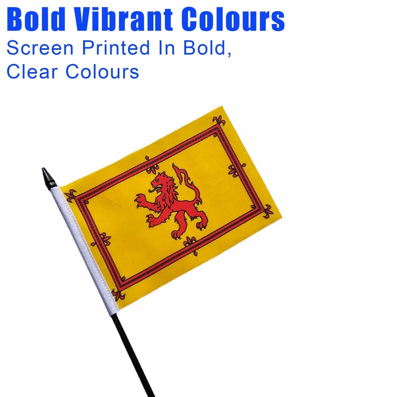 Luxembourg Small Hand Waving Flag 6" x 4" Inch FlagSuperstore©