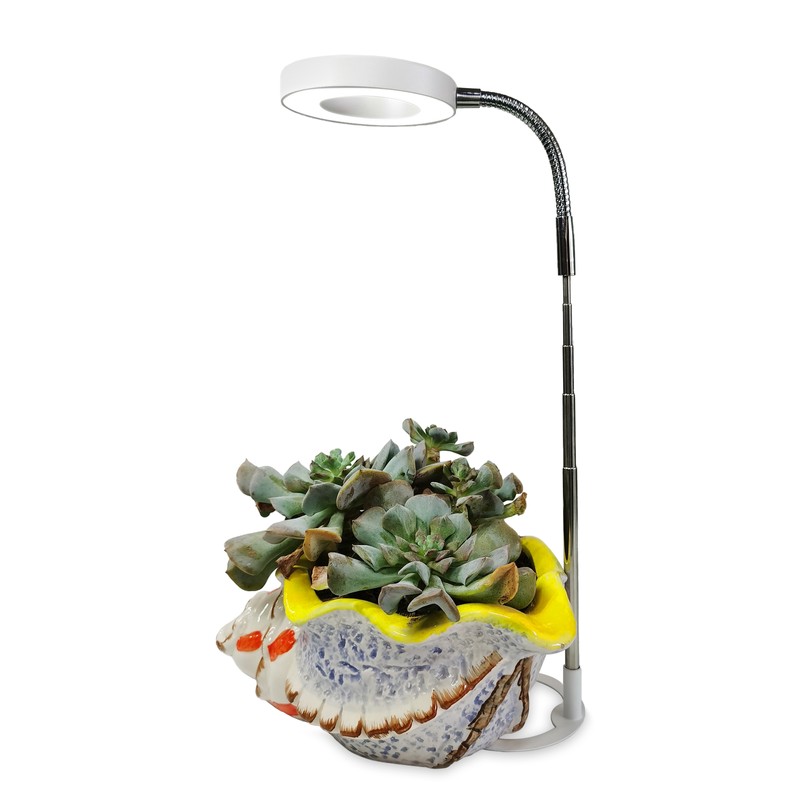 Ground-plugged Plant Light Timable Dimmable Angel Ring Full Spectrum Imitation