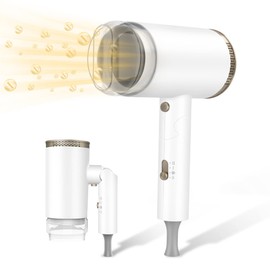 Eailk Dryer, 2023 Model, Constant Temperature Design, Dryer, Large Airflow, Quick Drying, Negative Ions, Cold and Hot Air Adjustment, Foldable, Includes Compact Hooks, Overheating Protection,