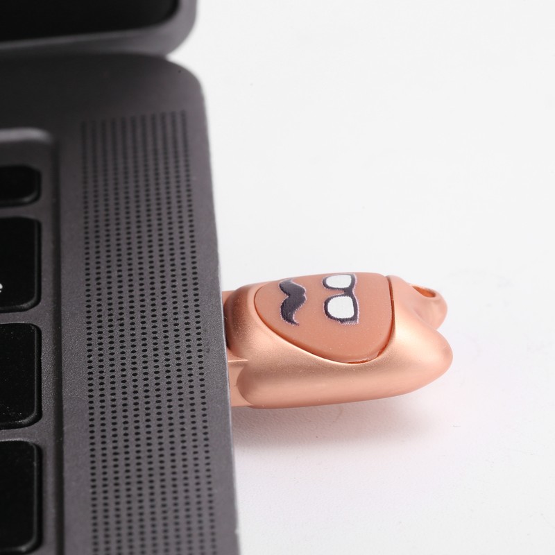 U Disk Cartoon Moustache Pattern USB Flash Drive Computer Data