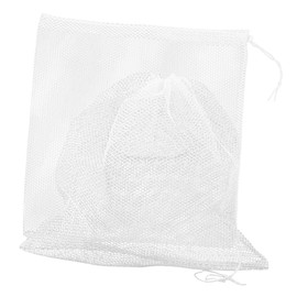 Outanaya 2Pcs Pump Filter Bags Durable Mesh Filtration Pouch for Fish Tanks Ponds Easy to Clean Prevents Debris Damage with Drawstring Closure