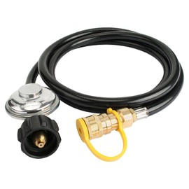 F271803 6ft Propane Adapter Hose Replacement for Mr. Heater Big Buddy Hose with Regulator, QCC1 Propane Tank Connection x 3/8 inch Female Quick Connect