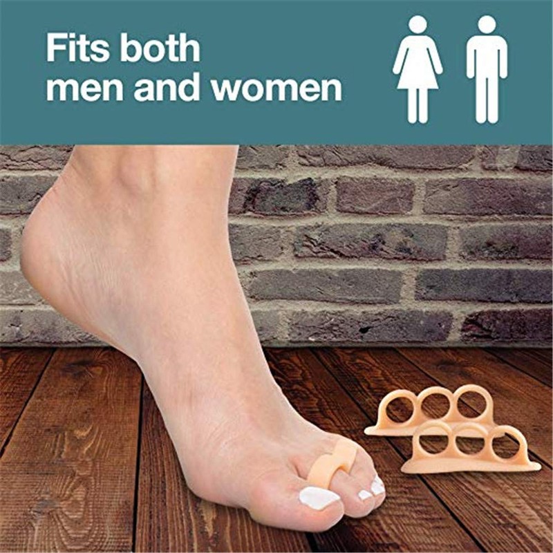 4 Toe Separator Toe Straightener Toe Caps Toe Protection Hallux