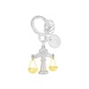 O meta[l]morphose METALMORPHOSE - Libra Zodiac Sign Keyring - Zodiac