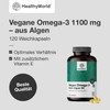 HealthyWorld Vegan Omega-3 1100 mg - Oil from Schizochytrium Algae