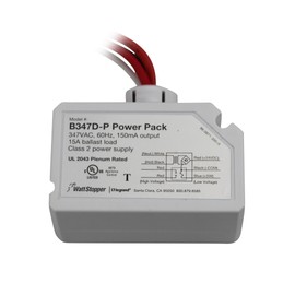Watt Stopper B347D-P Power Auxiliary Relay Pack 347VAC 60Hz, White