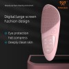 PAKISS Handheld Silicone Face Scrubber Gentle Waterproof ABS Facial Cleansing