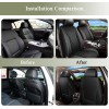 Unbranded Car PU Leather Front Rear For Toyota RAV4 2013-2018