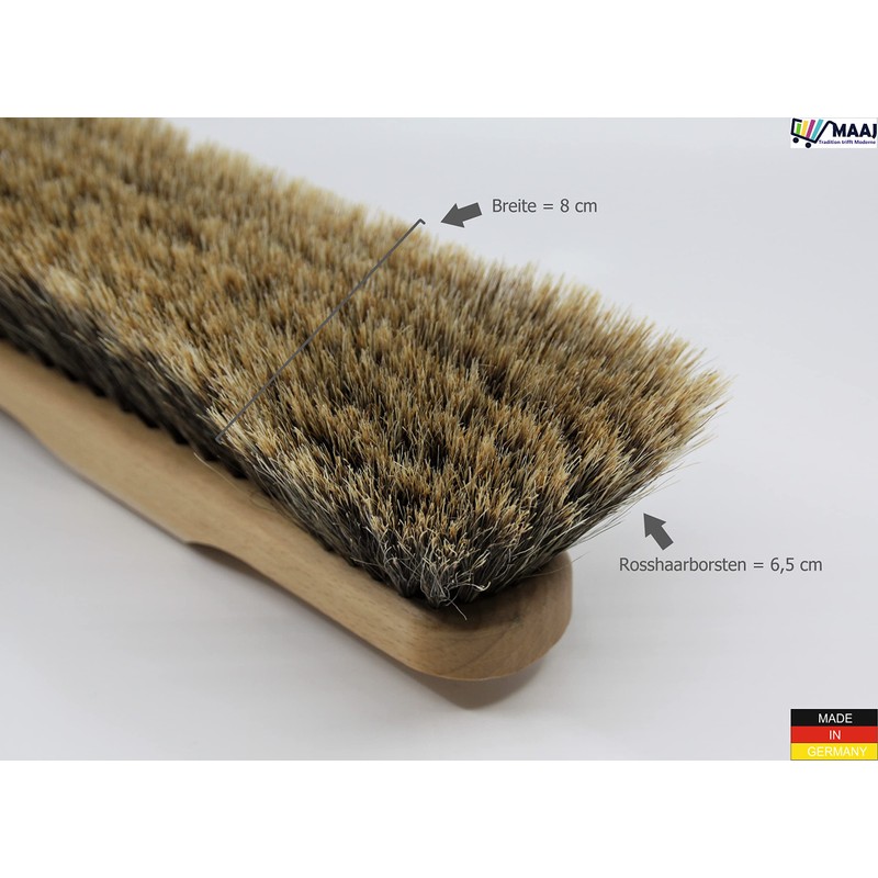 MAAJ Professional Room Broom with 3 Different Fittings of Choice