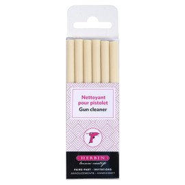 J.Herbin 35800T - Pack of 6 Wax Sticks Ideal for Cleaning Wax Gun, 1 Pack, Clear