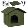 Rest-Eazzzy Cat House for Outdoor Cats, Weatherproof and Insulated Feral