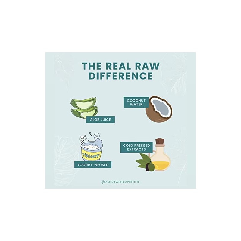 Real Raw Coconut Shampoo - Hydrate, Enhance, Define Curls -