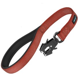 Mikivery Short Dog Leash with Comfortable Padded Handle Heavy Duty Clip for Training Walks Outdoor Suitable for Medium Large Dogs