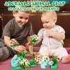 Lenwen 8 Pcs Animal Slap Bracelets Stuffed Animals Huggers for