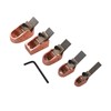 5pcs Woodworking Plane Cutter Set Violin Thumb Planers Curved Sole