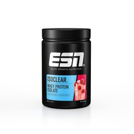 ESN ISOCLEAR Whey Isolate Protein Powder, Fresh Cherry, 908 g, 2 lbs, 30 Servings Clear Whey - Lactose Free - Muscle Building and Recovery Powder Made in Germany, Laboratory Tested