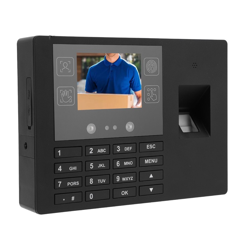 2.8 Inch Biometric Time Clock Multifunction Employee Time Attendance Machine