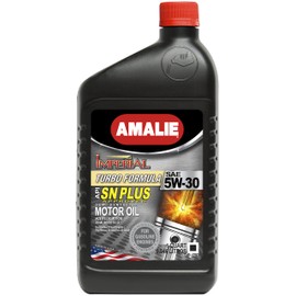AMALIE Imperial Turbo 5W-30 Motor Oil (160-71066-56) 1 Quart Bottle, Pack of 12 | Made in USA