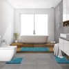 MIULEE Extra Thick Non Slip Bathroom Rug Shaggy Soft Bath