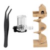 3Pcs Jumping Spider Enclosure Accessories Mini Spider House with Spiral