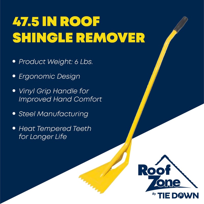Tie Down 13827 Steel Shingle Remover, 47.5" Length (Pack of