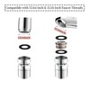 360° Swivel Faucet Aerator, Solid Brass Aerator For Sink Faucet,