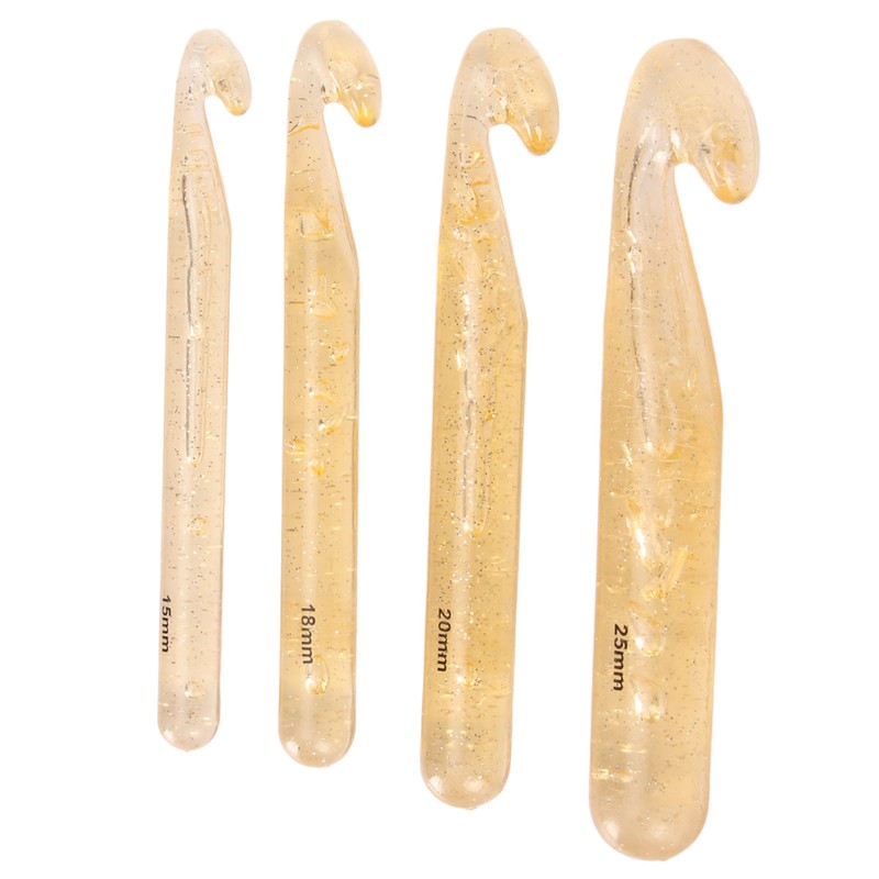 Large Crochet Hooks Plastic Weaving Knitting Crochet Hook Tools for