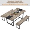 STHOUYN 71" 6ft Large Dinner Table for 6 8 Seat